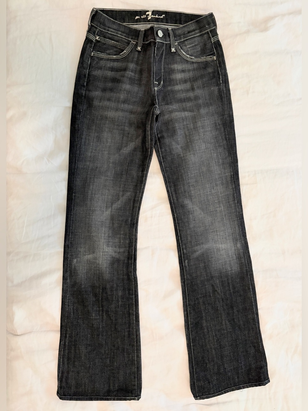 7 For All Mankind Dark Wash Bootcut Jeans | Made in USA | Size 26